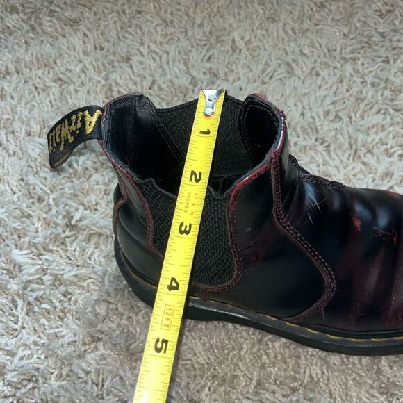 Dr. Martens Burgundy and Red Boots Men’s UK 3 US 4 (Women’s 5) EUC main image 13